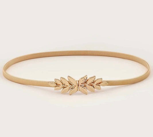 Athena Gold Leaf Belt