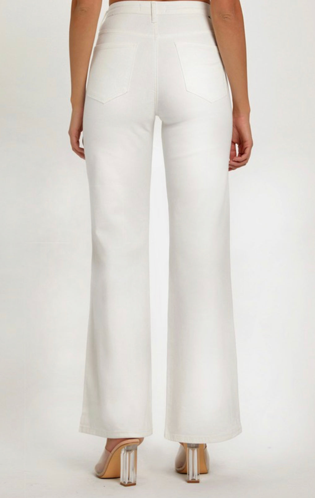 White Wide Leg Jeans