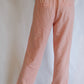 Blush Linen Wide Leg Pants