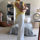 White Wide Leg Jeans
